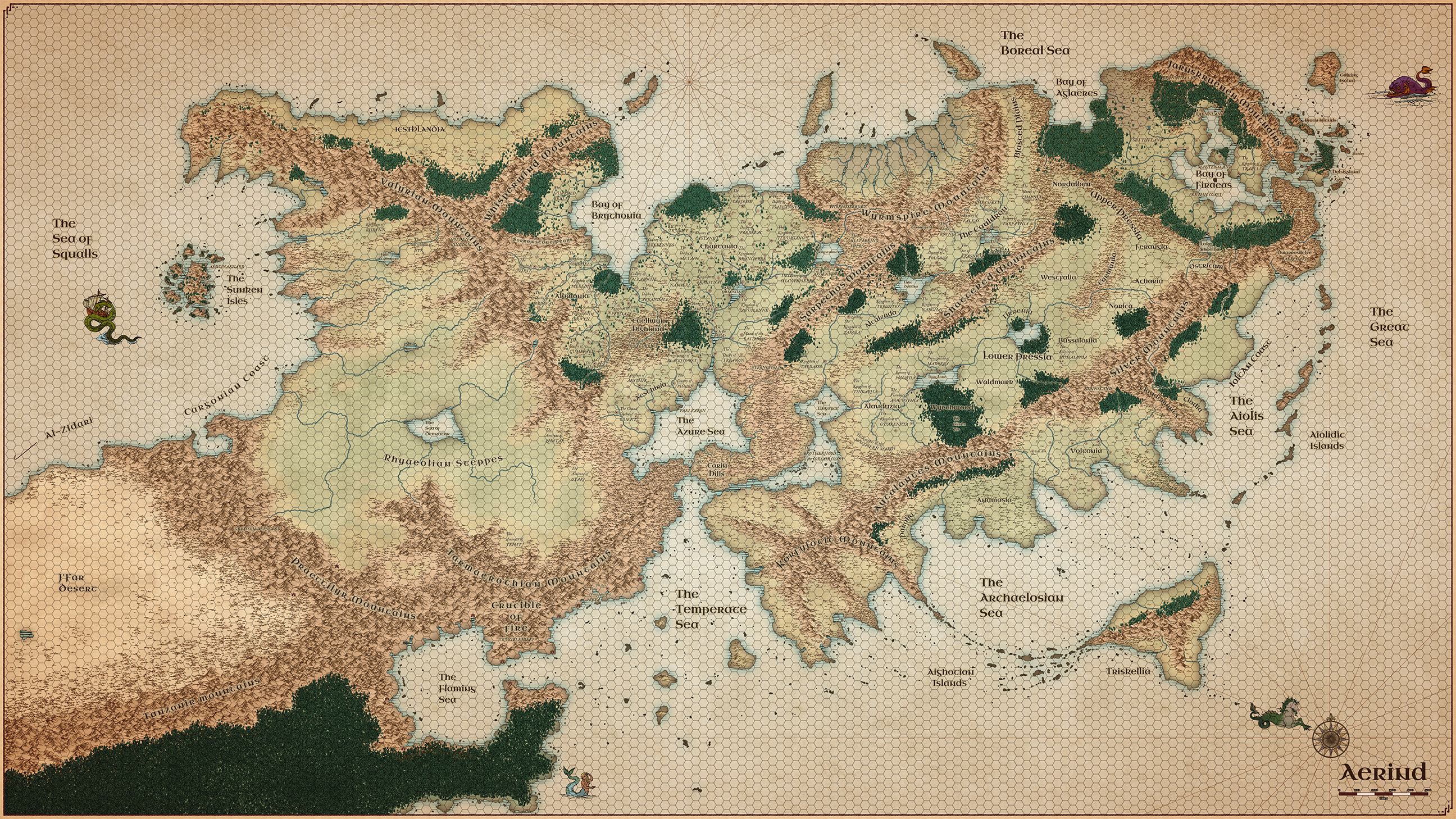 A map of Aerind